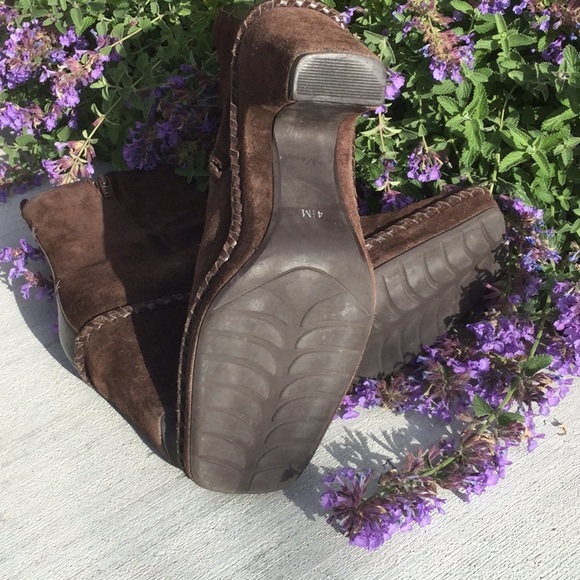 Linea Paolo Brown Suede Boots - Picture 4 of 6